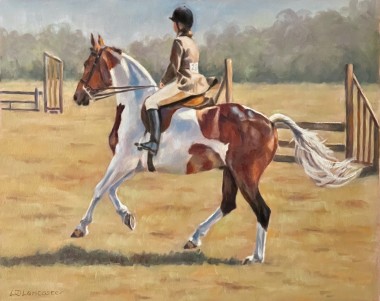 Working Hunter Class pastel painting
