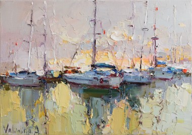Moored Yachts 
