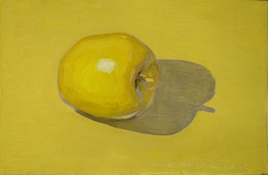 Modern Still Life of Yellow Apple