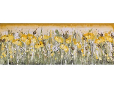 yellow flowers painting