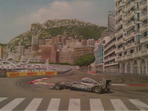 Lewis Hamilton at Monaco