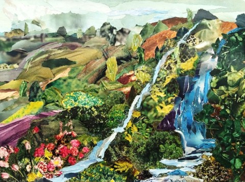 Waterfalls collage
