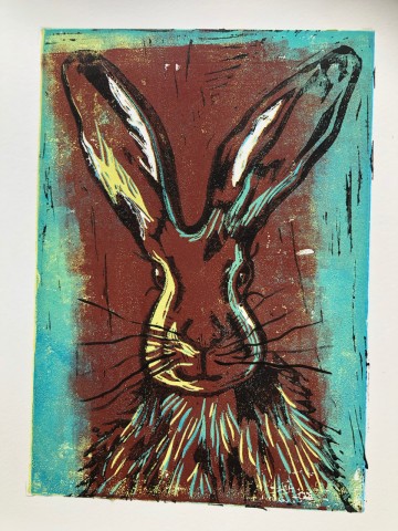 Printed Hare