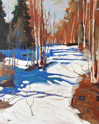 'Path behind Mowat Lodge' - Tom Thomson reproduction