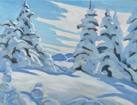 'Trees and Snow' Lawren Harris Reproduction