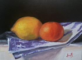 Orange & Lemon Still Life